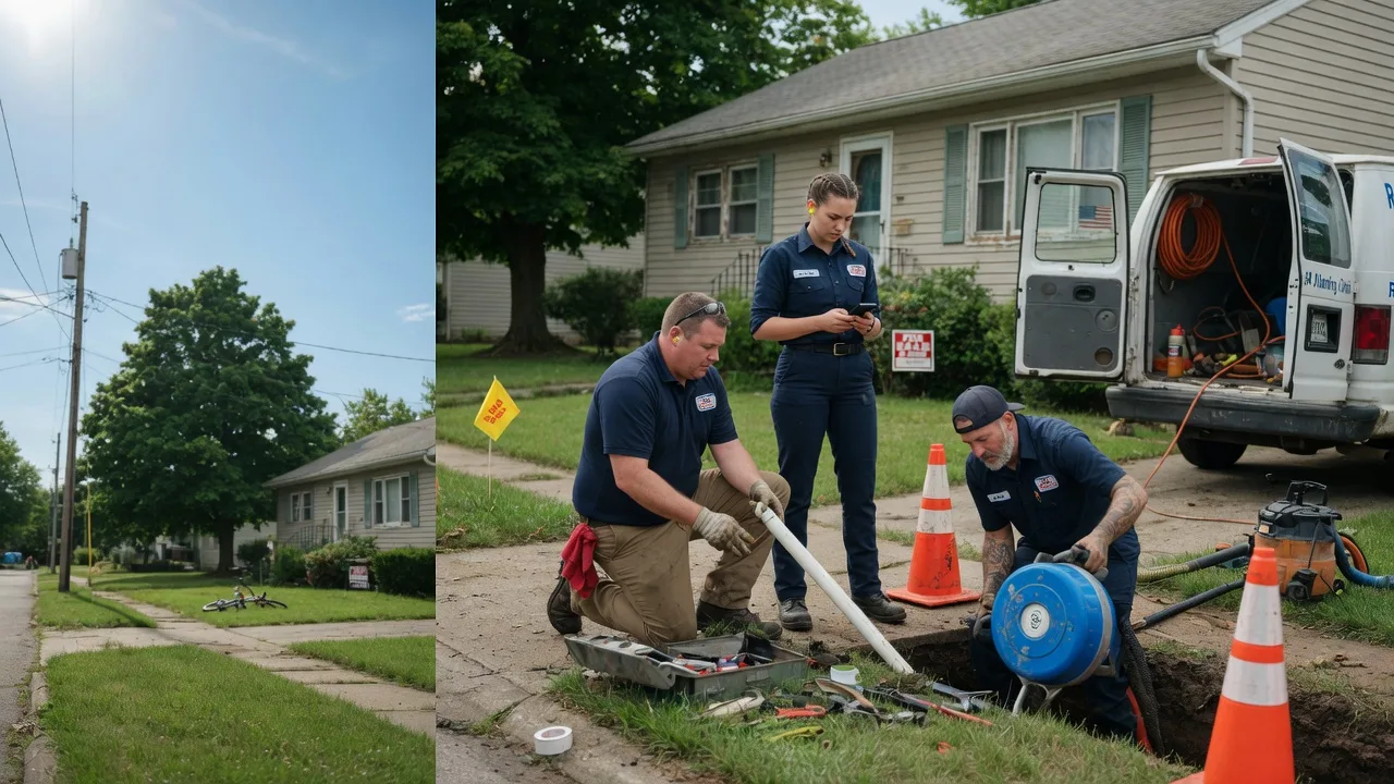 Sewer Line Repair in Pompeii, MI near me